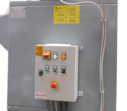 Control box for machine coupling 